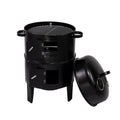 Outdoor Garden Patio Charcoal BBQ Smoker Oven