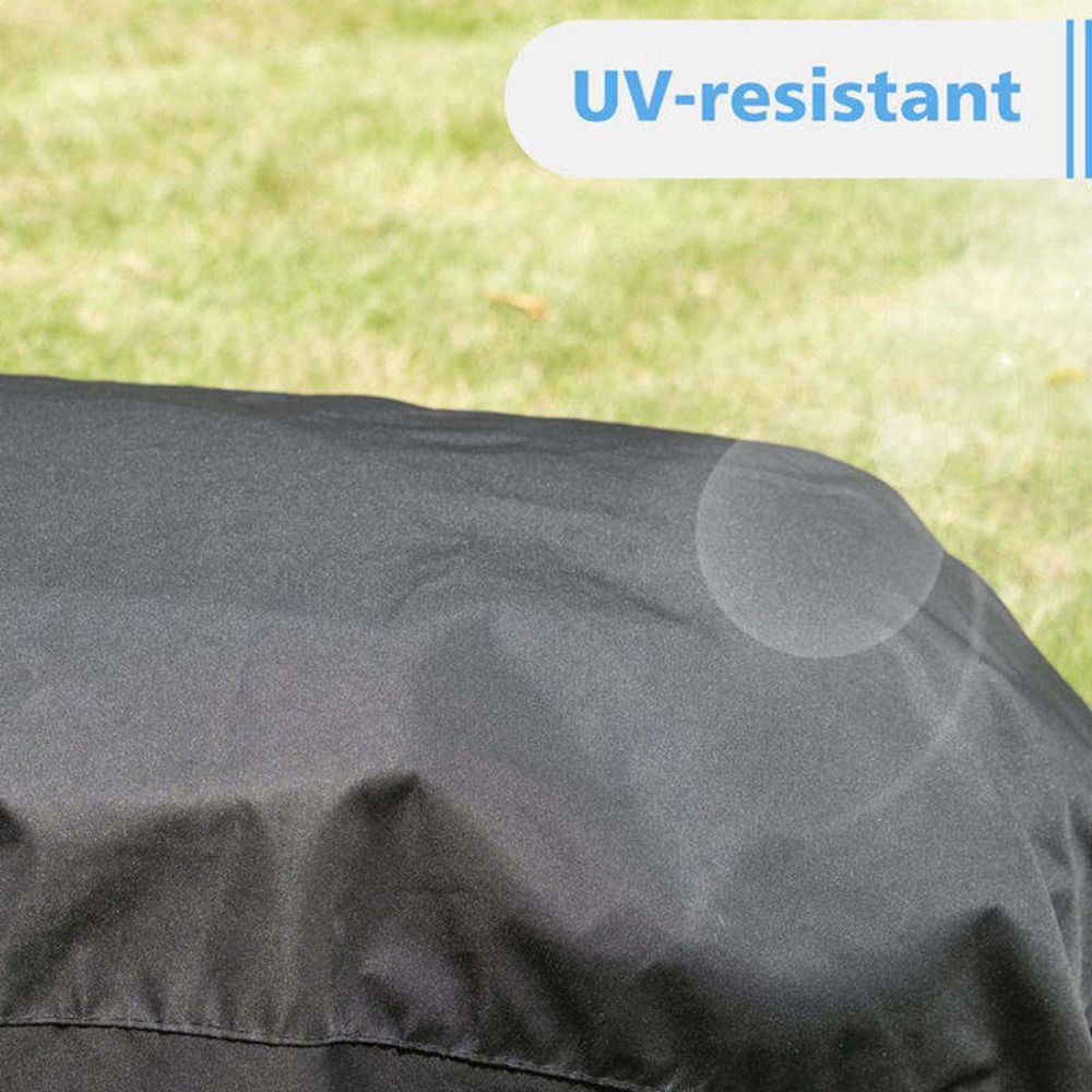 Black 22" Durable Waterproof Grill Cover