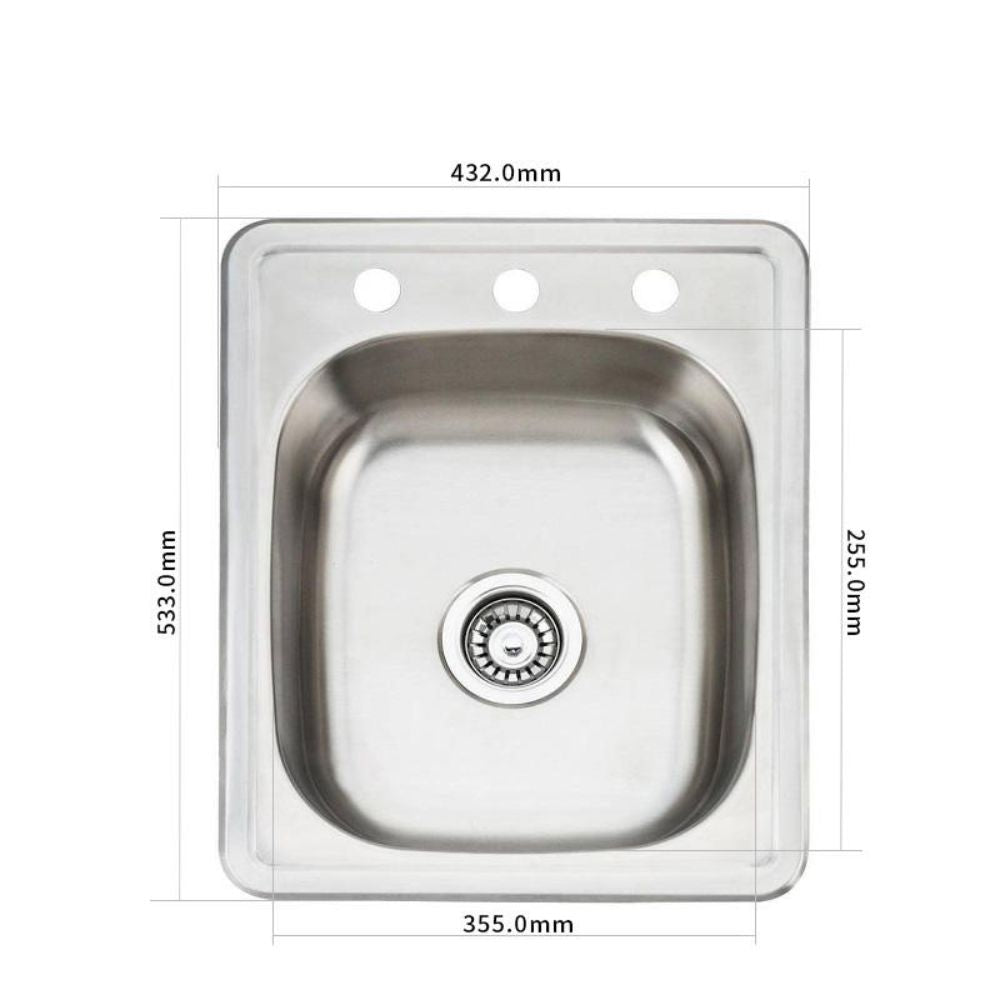 Outdoor Kitchen Stainless Steel Single Sink