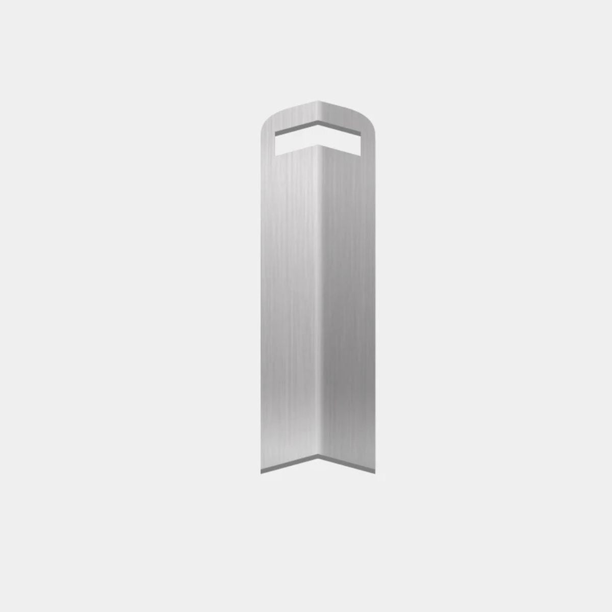 Modern outdoor wall light fixture on a white background