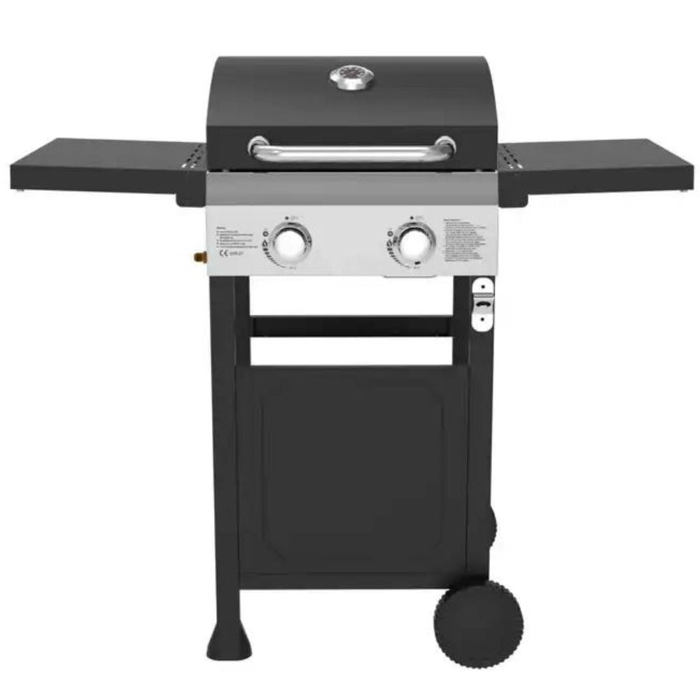 Commercial 2 Burner Gas Grill with Flame Safety Device